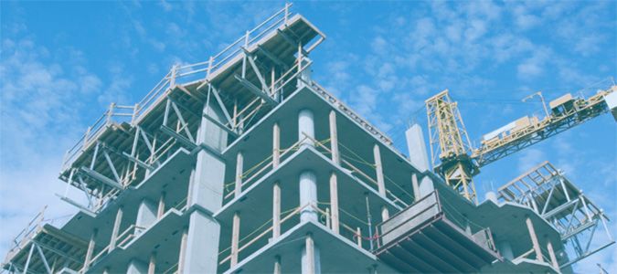 Condo building under construction